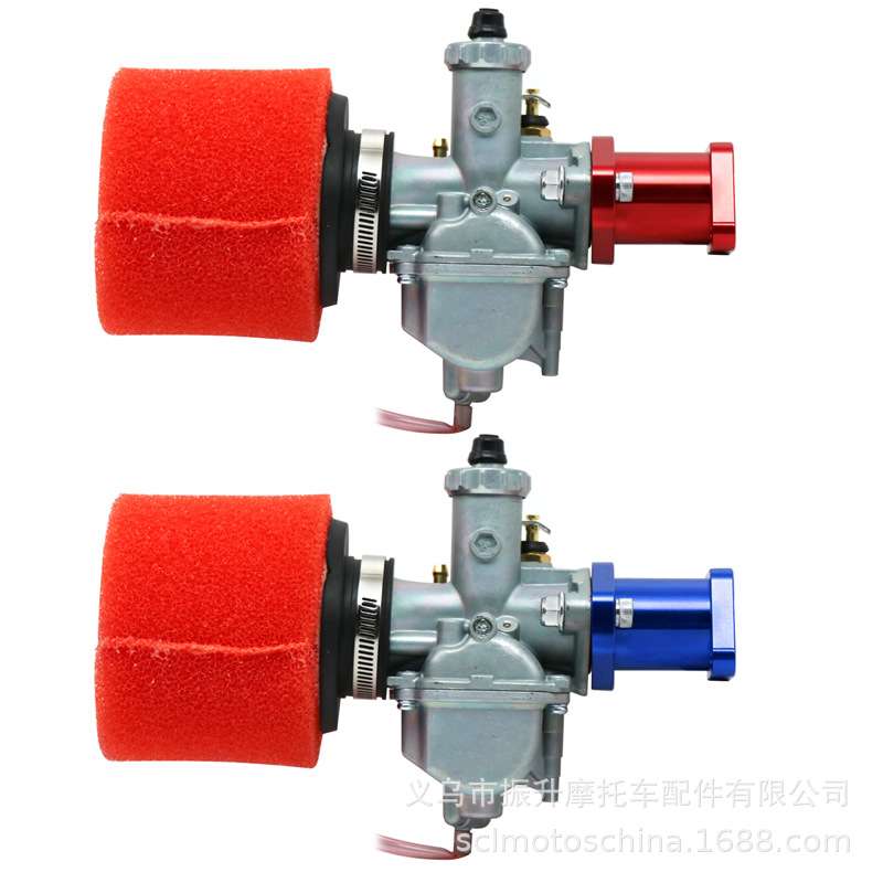 卡丁车212cc GX200 6.5hp CT200U KT196进气管空滤VM22化油器套件