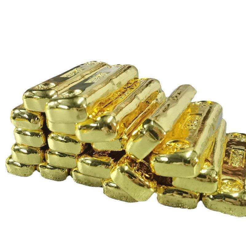 唯伍独尊银元帝王金条帝王丝绸字画工艺品唯吾独尊摆件铜钱银元宝
