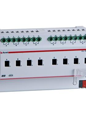 安科瑞ASL100-S8/16智能照明开关驱动器0-10V调光驱动器带按键