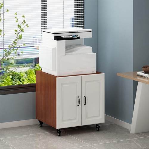 可移动a3打印机置物架复印机柜子落地办公室打印机柜桌下放置柜