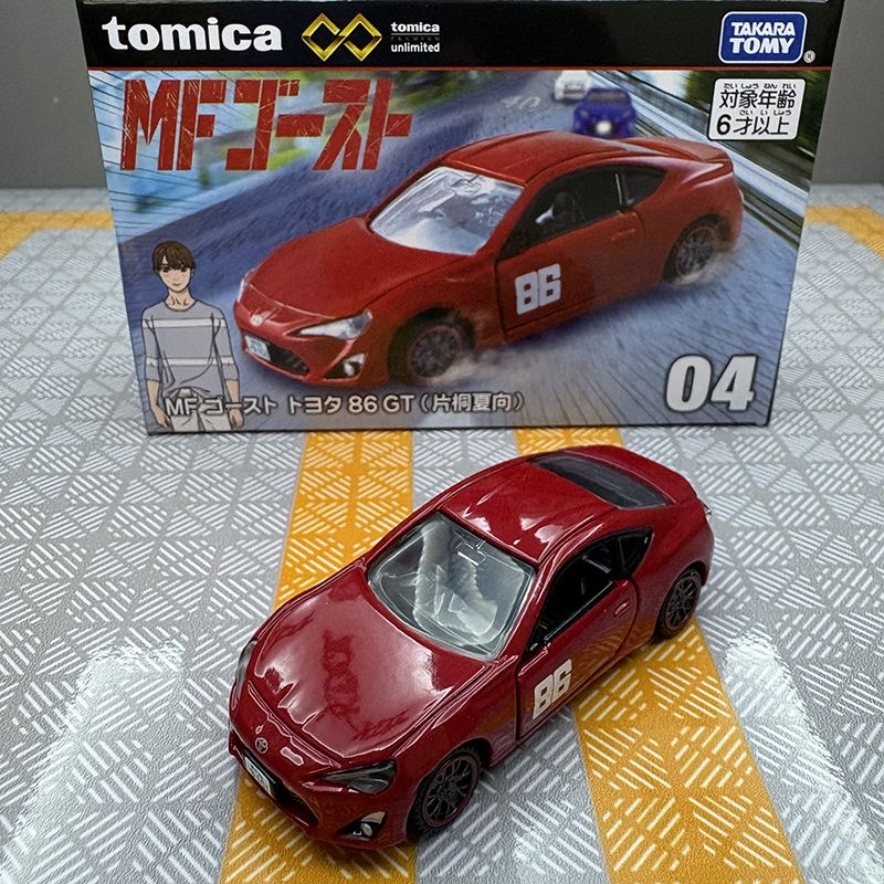 TOMY多美卡合金仿真汽车模型TOMICA电影版无限TPU04 MF丰田GT86车