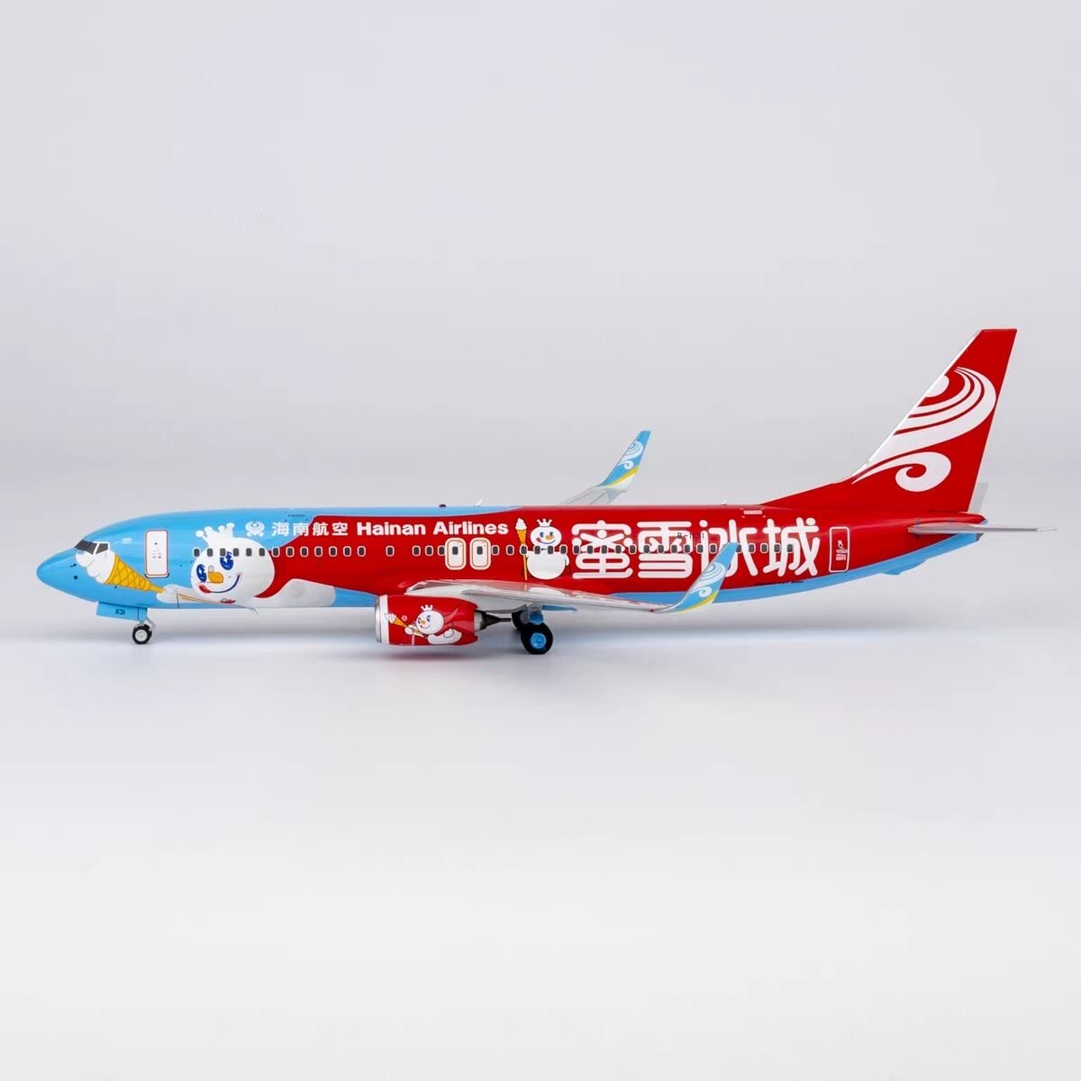 A NG 08080 海南航空1:800 B737-800/w B-1131蜜雪冰城雪王灯光