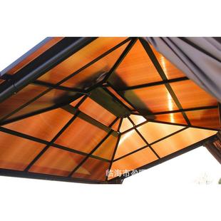 双顶豪华遮阳棚 镀锌棚 庭院别墅 汽车雨棚罗马帐篷欧式棚