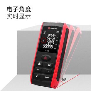 inorm手持红外线激光测距仪距离面积体积测量仪电子尺带角度