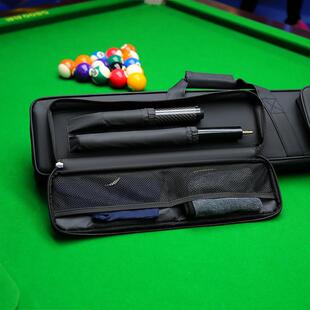 台球杆包皮膜款便携式1/2台球杆8孔收纳健身运动包手提台球杆包