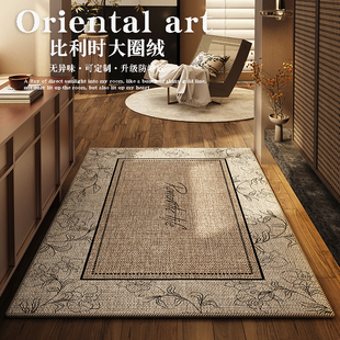 中古入户门地垫复古高级感进门玄关客厅地垫可裁剪可定制耐脏地垫