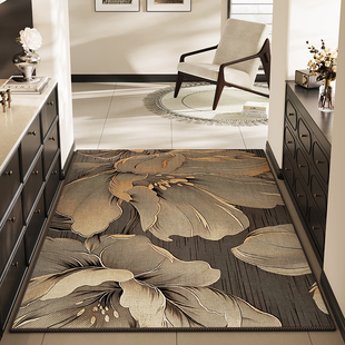 地垫入户门进门地毯门口家用门垫防滑客厅高级复古玄关脚垫可裁剪