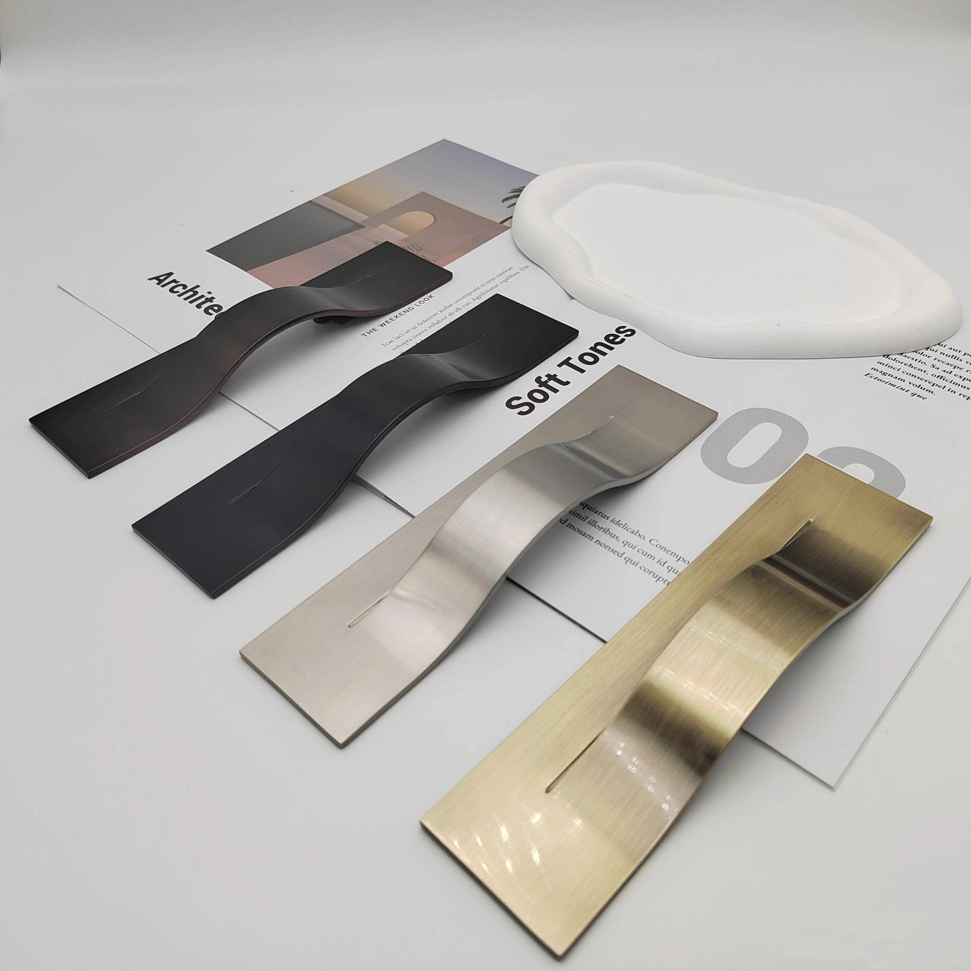 直销推拉门拉手现代简约轻奢抽屉把手隐形把手免打孔