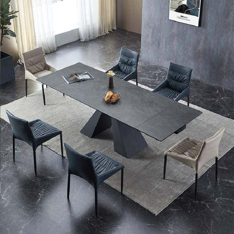 意式岩板餐桌椅组合可伸缩餐桌现代简约轻奢家用大小户型亮光餐桌,鲜花速递/花卉仿真/绿植园艺,割草机/草坪机,淘宝优惠券,粉丝福利购,淘宝优惠卷