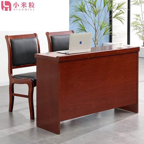 条桌背板60会议培训桌油漆直销课桌1.2米1.8米长条形双人三人