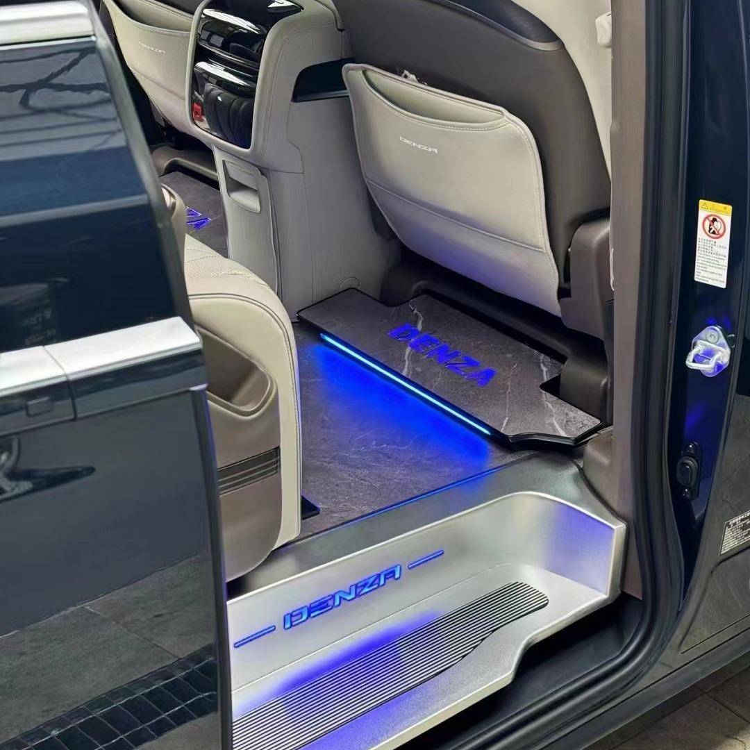 适用于腾势D9实心铝地板航空铝踏板