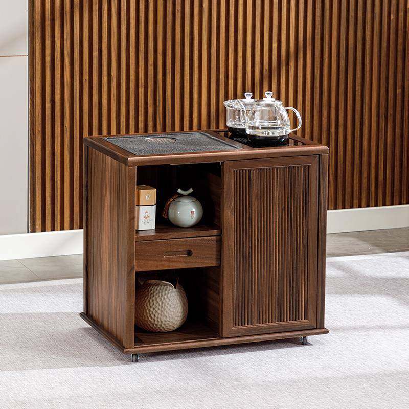 IL新中式胡桃木移动茶台家用实木茶水柜阳台带轮茶车烧水壶一体茶,鲜花速递/花卉仿真/绿植园艺,割草机/草坪机,淘宝优惠券,粉丝福利购,淘宝优惠卷
