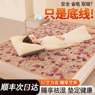 承欢慈艾绒水暖毯水暖电热毯双人电褥子床上加热除湿垫毯水暖炕垫