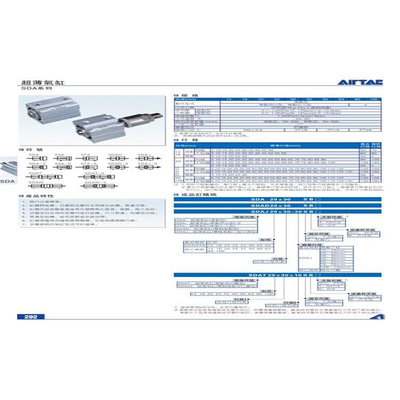 AIRTC薄型小气缸SDA50/3X5X10X15X620X25X3A0X40X50SB气缸