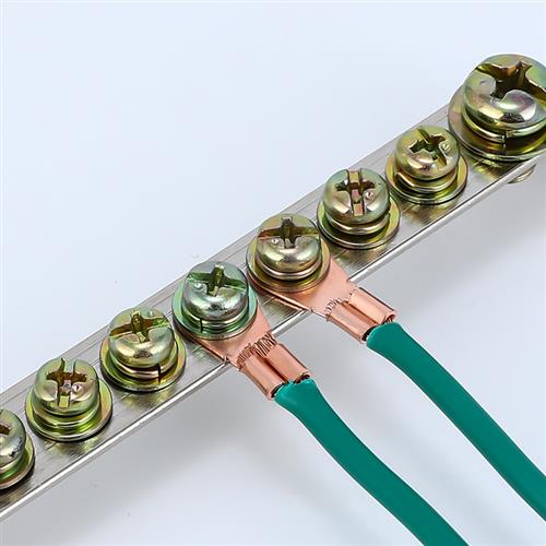 OT光亮紫铜开口铜鼻子  接头压线扣线耳铜片接线端子10A-300A厂标