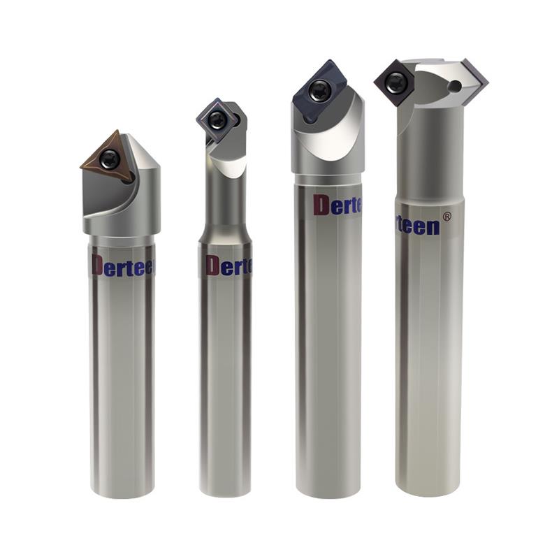 45度数控倒角刀杆90舍弃式加工中心ECC31005R长刃倒角刀30度SSK