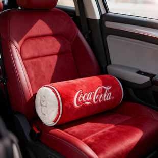 三方半|可口可乐抱枕被子两用办公室折叠车载睡觉靠垫毯子三合一