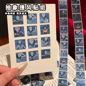 棒棒棒棒搞笑捷风贴纸抽象jett表情包无畏契约周边搞怪封口贴网红