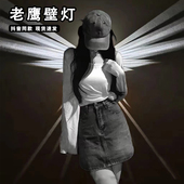 老鹰壁灯翅膀背景灯高级感拍照出片拍摄道具高级感氛围感小物件