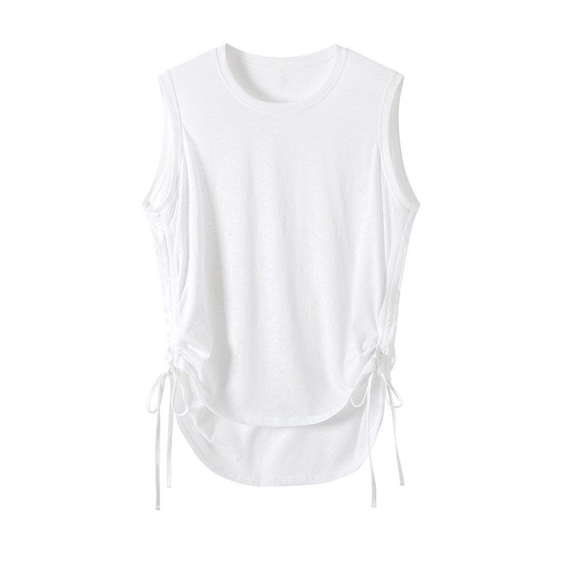 JUACTIVE宽松抽绳背心,运动服/休闲服装,运动背心,淘宝优惠券,粉丝福利购,淘宝优惠卷