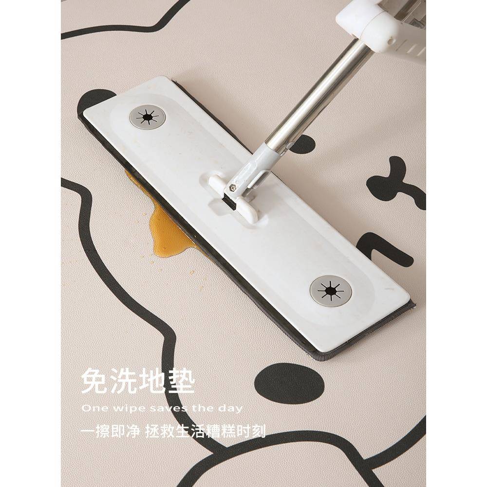 厨房全铺地垫204新v可款防滑防油免一抹净-洗p2c防水专用擦洗地毯