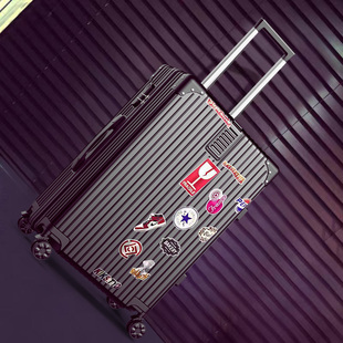 铝框行李箱拉杆箱十大品牌旅行箱女24寸学生密N码皮箱子男2023新