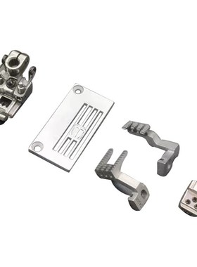 银箭C007J绷缝机薄料针位 三针五线冚车宽舌头5.6针板 压脚牙齿