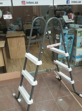 INTEX28064 可移动豪华梯下水游泳池扶梯踏板爬梯扶手梯泳池梯子