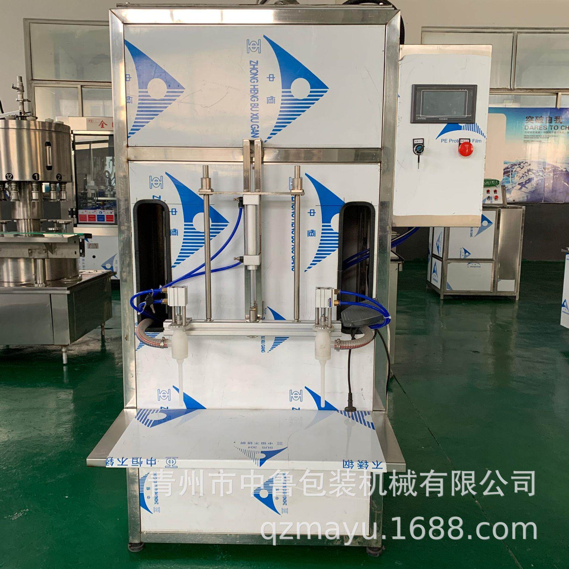 半自动液体灌装机 下潜灌装机械 酱油醋灌装设备