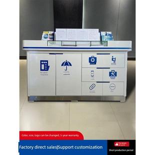 现货银行填单台物业电网便民服务柜台填表办公桌信用社大厅填单桌