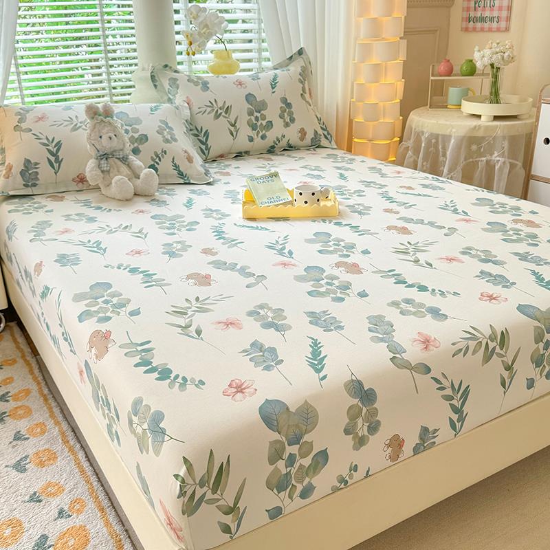 定做全棉小碎花床笠床套榻榻米床包1米1.35m1.5x1.9床罩1.8x2x2.2