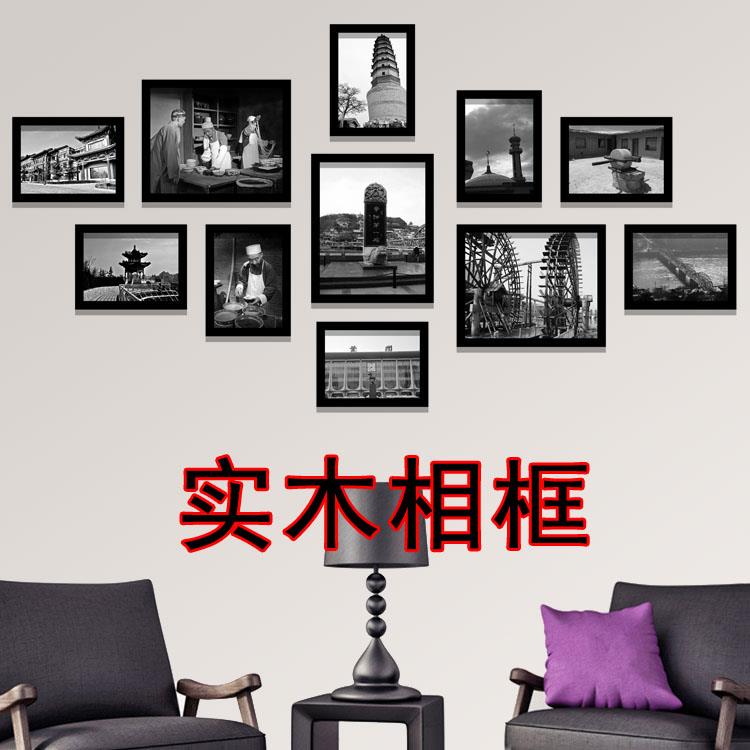 兰州拉面装饰画手工牛肉面馆餐饮挂画餐厅饭店面食文化组合照片墙