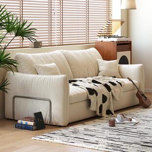 木宫匠家俱贝果沙发床小户型现代覆古客厅两用伸缩折叠一体沙发床