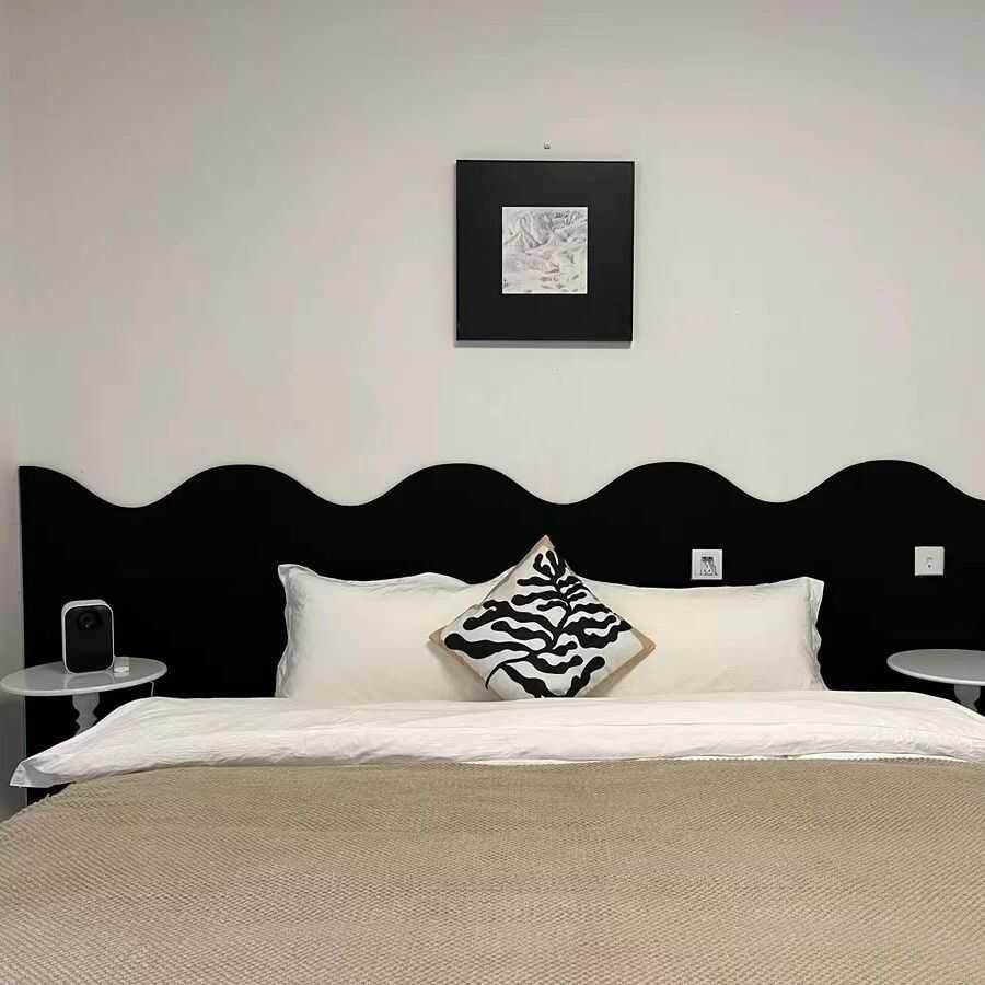 床头毛毡板床围幼儿园墙贴背景墙儿童防撞护板软包造型装饰墙自粘