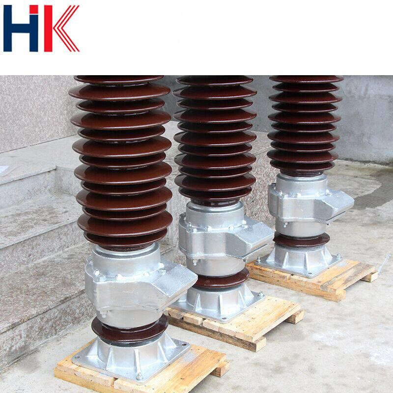 110kv陶瓷氧化锌避雷器y10wz-100/260高压电站型无间隙避雷器直销