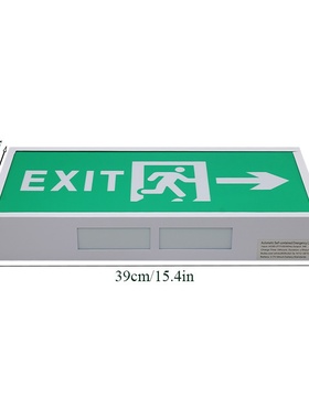 Indicador de incendio de emergencia en el paso de evacuació