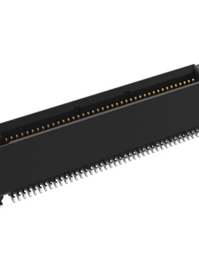德国ERNI294141PCB连接器0.8mm垂直公型80pin数据传输率3 Gbit/s