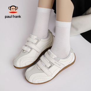 2026春季 百搭休闲鞋 新款 时尚 潮流波点板鞋 大嘴猴魔术贴女鞋