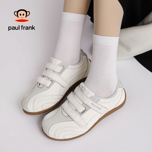 大嘴猴春季新款魔术贴波点休闲鞋