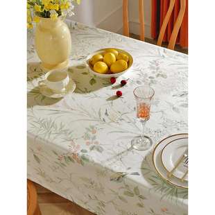 轻奢感餐桌布 tpu桌布茶几防水防油防烫免洗长方形家用餐桌布美式