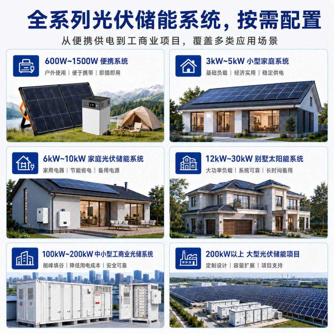 125KW/261KWh太阳能发电机液冷工商业储能柜并离网光伏发电系统