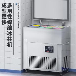 冰柱机六桶八桶甜品雪花绵绵冰机制冰机商用冰砖机台湾冰柱机商用