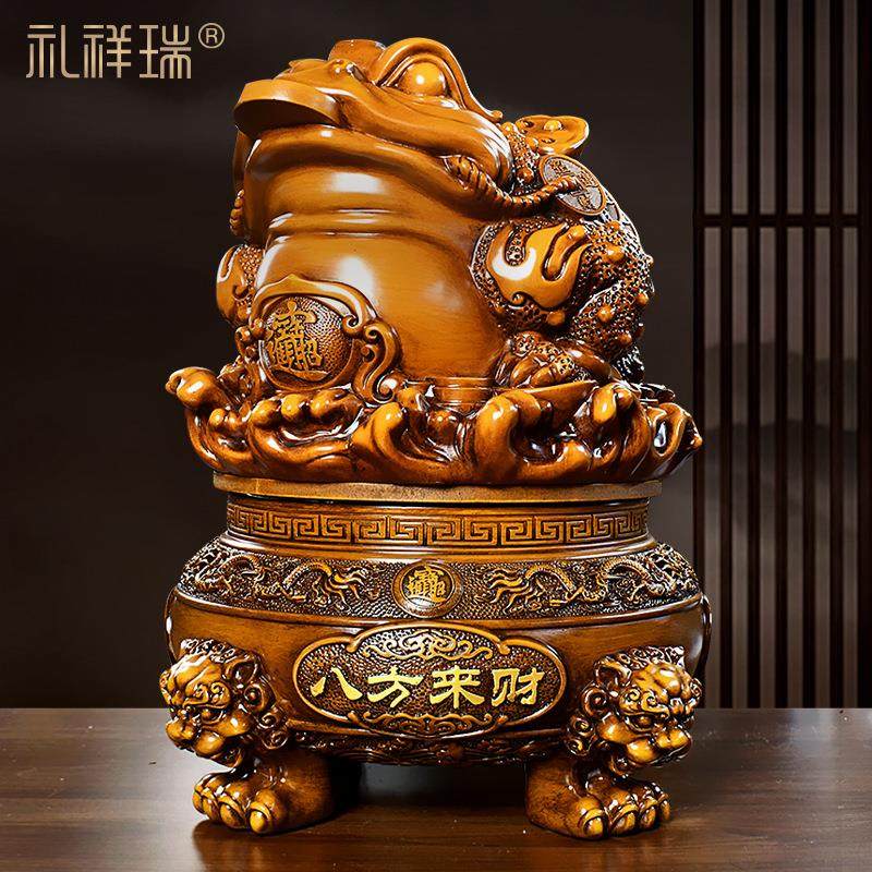 招财金蟾摆件大号三足蟾蜍开业礼品金蝉店铺办公室收银台装饰品,家居饰品,装饰摆件,淘宝优惠券,粉丝福利购,淘宝优惠卷