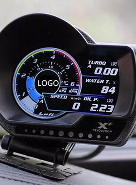 LUFI XF OBD2 汽车数字涡轮增压油压油温转速电压真空表赛车仪表