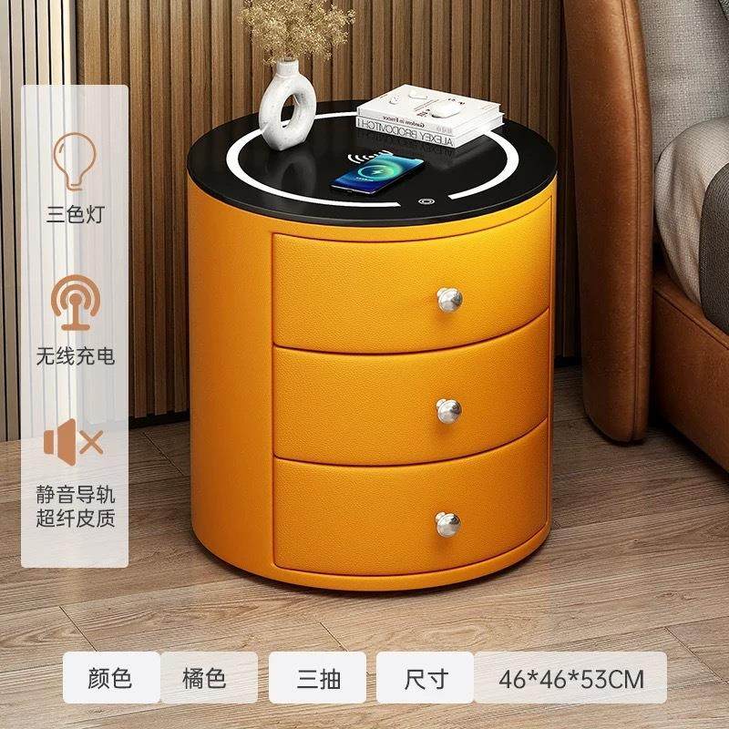 轻奢智能床头柜现代简约多功能网红家用实木简易床边储物柜免安装,住宅家具,其它柜类,淘宝优惠券,粉丝福利购,淘宝优惠卷