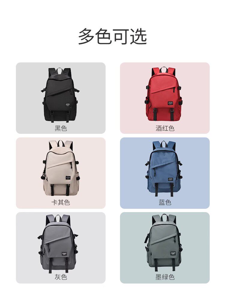 MERUIS Middle and High School Student Backpack, Large Capacity Travel Bag for Boys and Girls, Lightweight Waterproof - Thumbnail 5