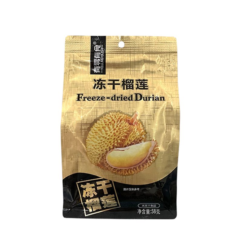 有零有食冻干榴莲网红水果干大袋正宗金枕榴莲干泰国风味水果零食