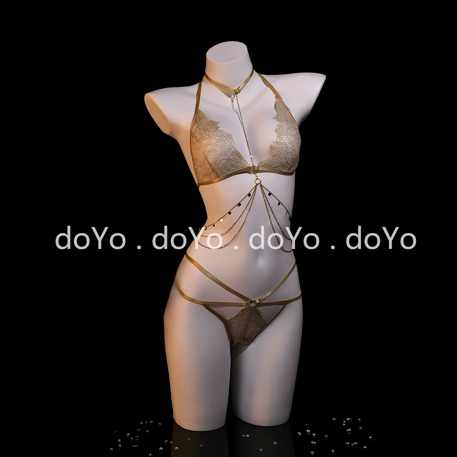 doYo情趣内衣床上挑逗男人胸链制服2025新款性感房事高级潮诱惑装