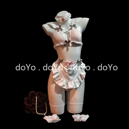 doYo女仆装情趣内衣可爱cos性感小胸制服战袍大尺度羞耻纯欲qqny
