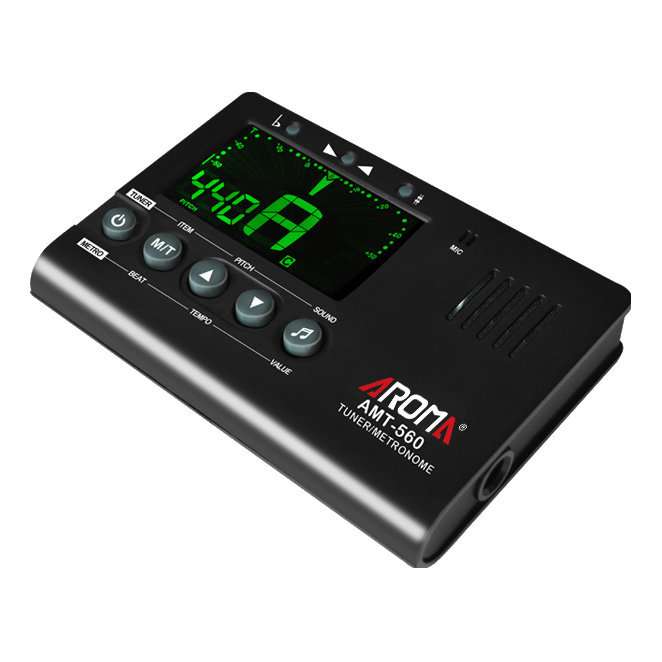 阿诺玛AMT-560吉他民谣 560G古筝 三合一调音器节拍器校音器调音